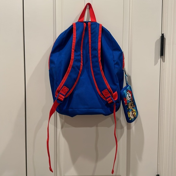 Nickelodeon Paw Patrol High Paw Backpack with small item zipper pouch - Picture 5 of 12